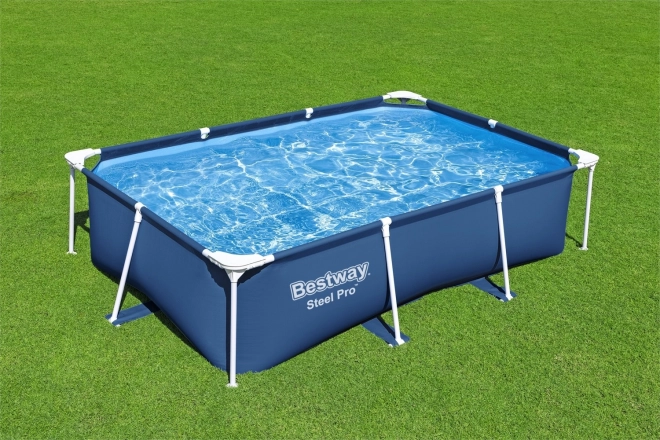 DeluxeJr Steel Pro Rack Pool 259x170x61 BESTWAY für den Garten