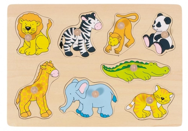 Tierpuzzle mit Griffen ZOO