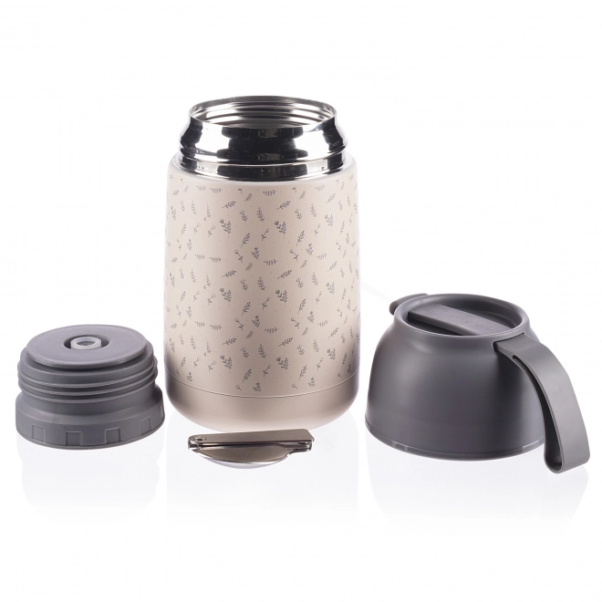 Thermos für Speisen mit Silikongriff Flowers 620 ml