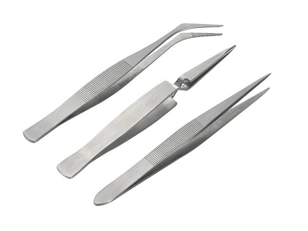 Modellbau Pinzetten Set 3-teilig