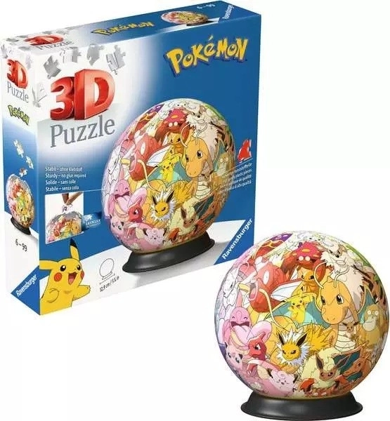 3D Pokemon Kugel Puzzle