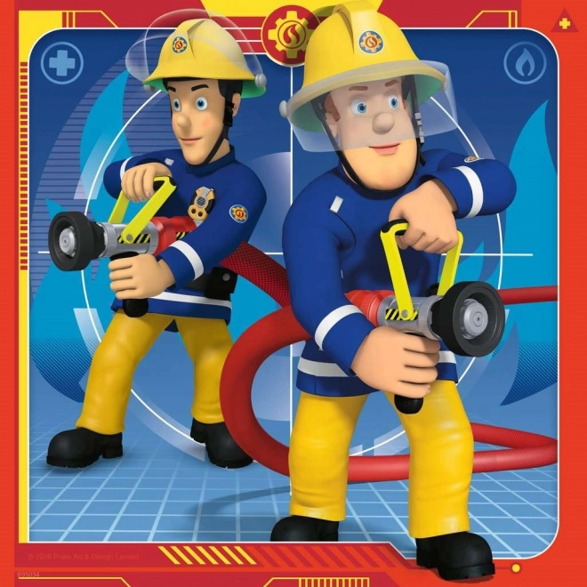 Ravensburger Puzzle Rettungseinsatz mit Feuerwehrmann Sam