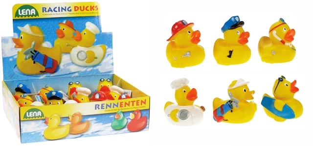 Bade-Entchen – Berufs-Edition, phthalatfrei, 8 cm