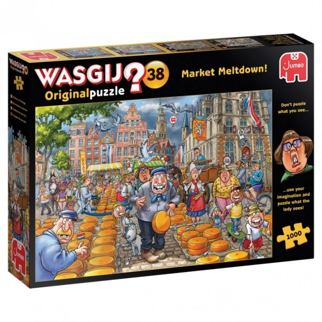 Wasgij 38 Puzzle: Marktabsturz! 1000 Teile