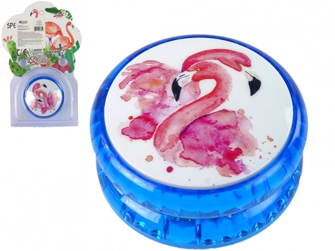 Jojo Geschicklichkeitsspiel Flamingo Blau