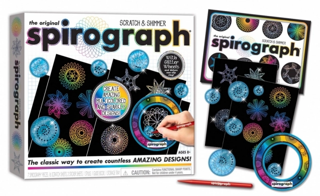 Spirograf Kratzdesign-Set