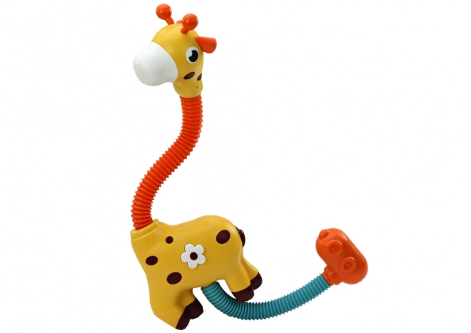 Badespielzeug Giraffe Sprinkler Gelb