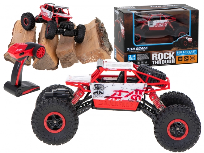 Fernsteuerwagen RC Rock Crawler – Rot