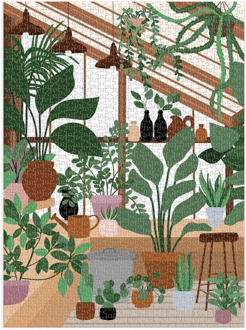 Pflanzenhaus Puzzle 1000 Teile