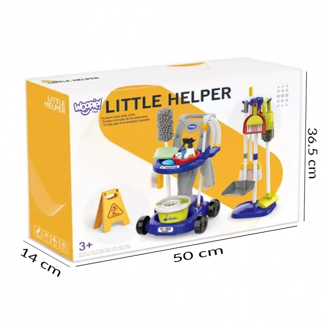 Woopie Putzwagen 3-in-1 Set für Kinder XXL 29-teilig