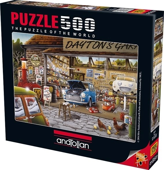Puzzle Daytonova Autowerkstatt 500 Teile