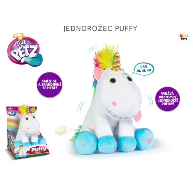 Interaktiver Einhorn Puffy