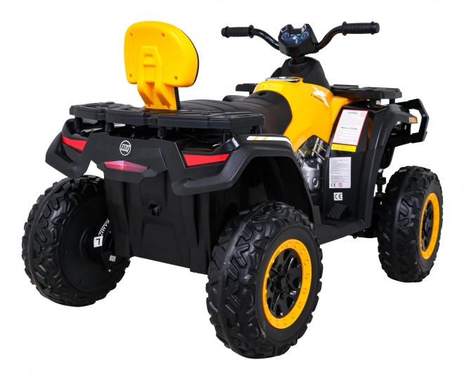 Quad XT-Speed für Kinder Gelb + 4x4 + EVA + langsamer Start + Radio MP3 + LED-Diode