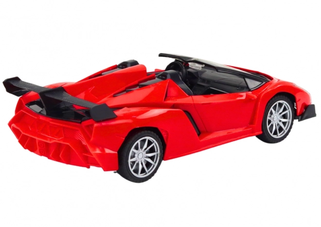 Fernbedienbares Sportauto RC 1:18 Rot