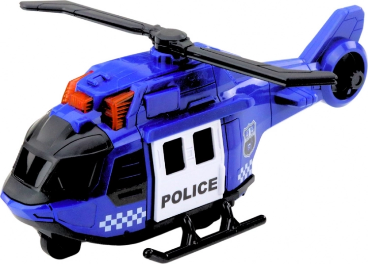Realistischer POLICE-Helikopter