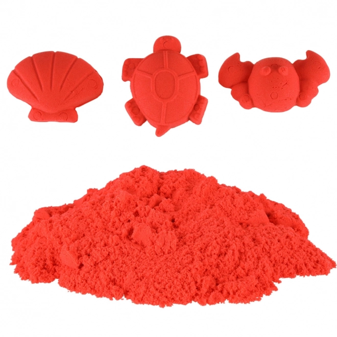 Grüner kinetischer Sand im Beutel 1kg – Rot