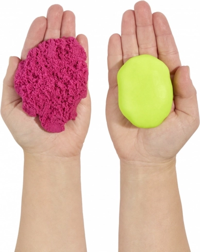 Nie austrocknende Masse und formbarer Sand