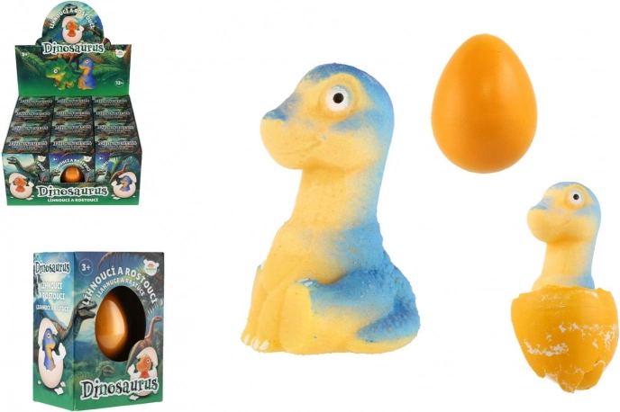 Schlüpfender und wachsender Dinosaurier aus dem Ei 6 cm