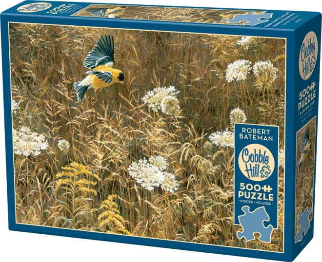 Verpackung mit Poster für bequemes Puzzeln