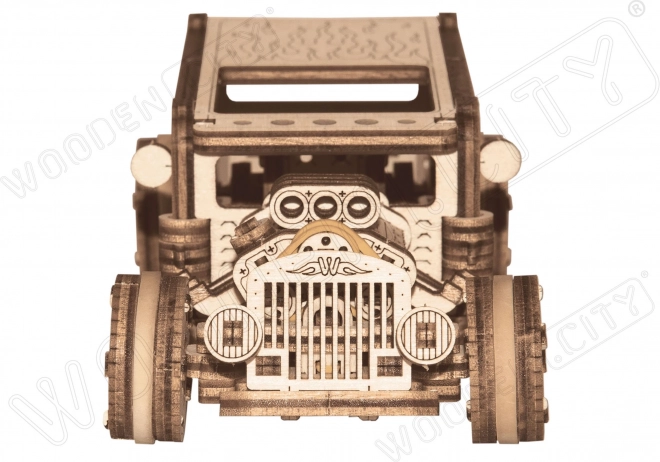 Holz 3D Puzzle - Hot Rod Auto