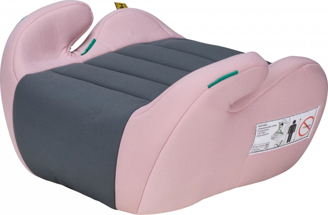 FreeON Autositz Booster Comfy i-Size für Kinder, Pink-Grau