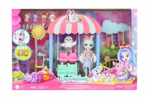 Enchantimals Spielset Tierkrippe mit Puppe