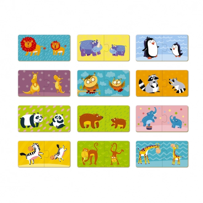 Puzzle Duo Mütter und Kinder -12x2 Stücke
