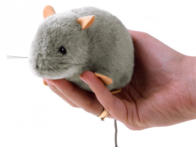 Graues Plüschmaus 13cm