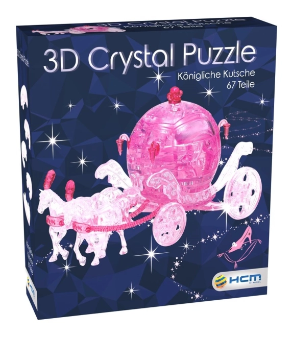 3D Kristallpuzzle Königlicher Kutschwagen