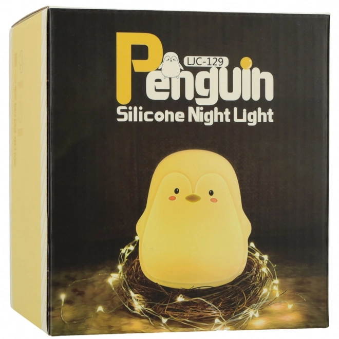 Silikon Nachtlicht Kinder Pinguin LED