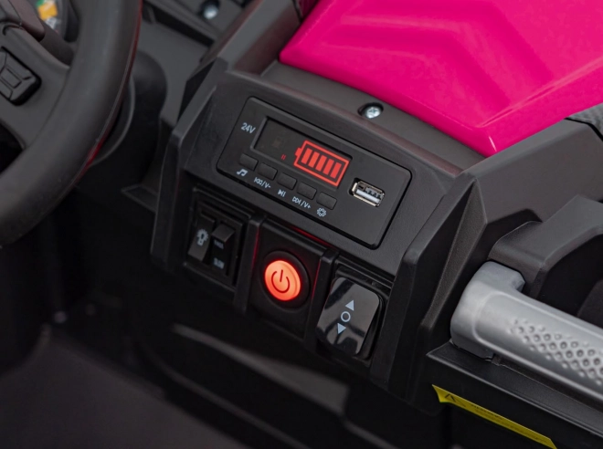 Rosa Geländewagen UTV X3
