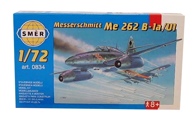 Messerschmitt Me 262 B-1a Kampfflugzeug Modellbausatz 1:72