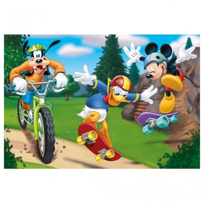 Puzzle Mickey Sports 2x77 Teile