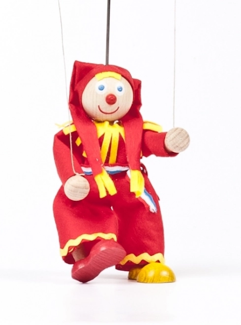 Gerlich Handgefertigte Holzmarionette Kasperl