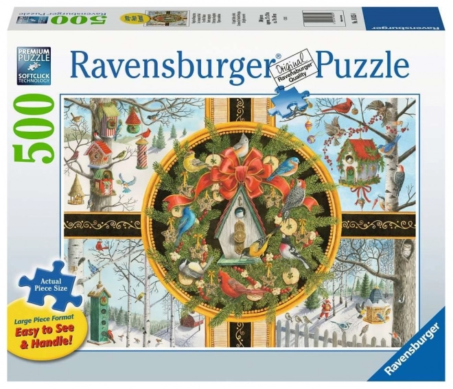 Ravensburger Puzzle Weihnachtsgesangsvögel XXL 500 Teile