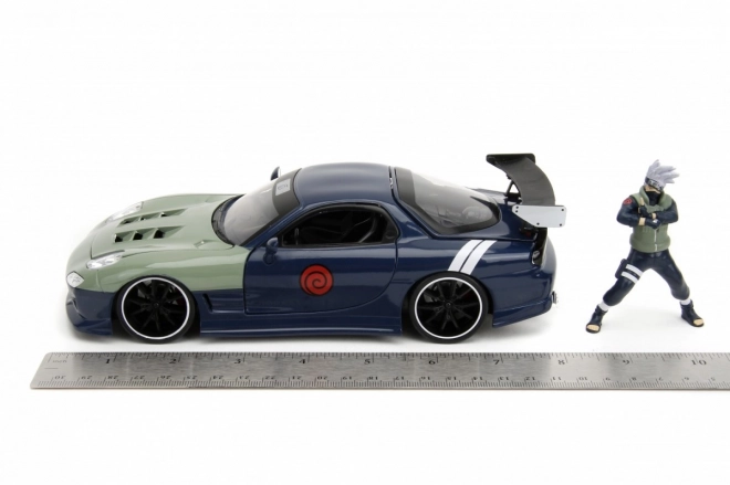 Mazda RX-7 1993 mit Naruto Figur im Maßstab 1:24 von Jada Toys