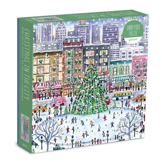 Galison Puzzle Weihnachten in der Stadt 1000 Teile