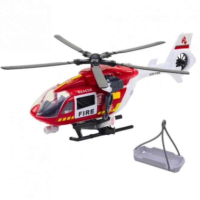 Hubschrauber Feuerwehr mit Licht und Ton