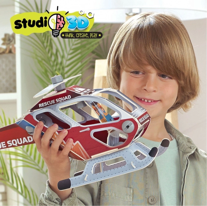 Educa Studio 3D Modell Rettungshubschrauber