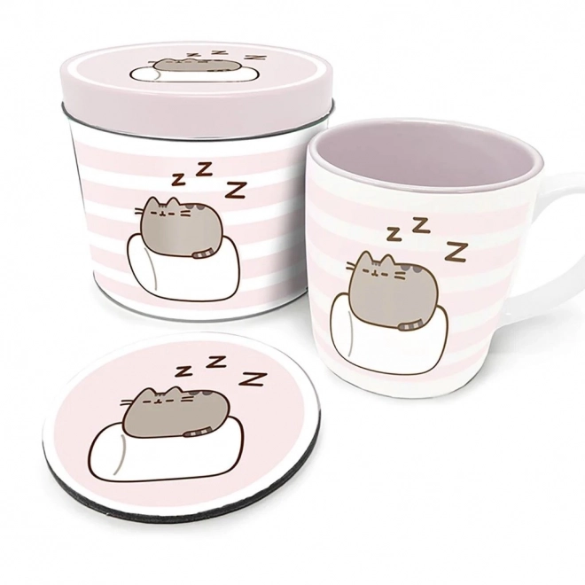 Pusheen Geschenkset in Blechdose