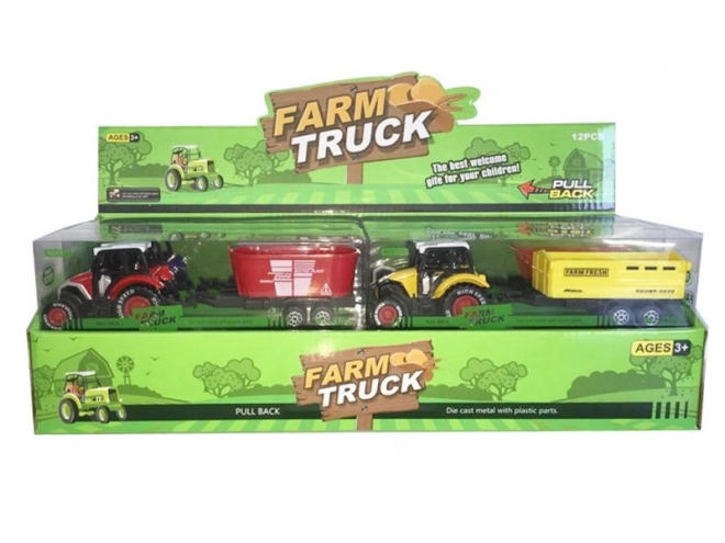 Traktor mit Rückziehmotor