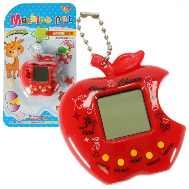 Tamagotchi Spielzeug in Apfelform - Rot