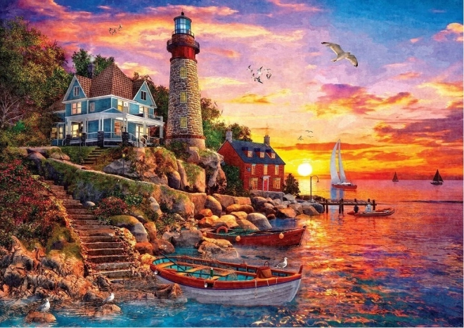 Puzzle Wunderschöner Sonnenuntergang 2000 Teile