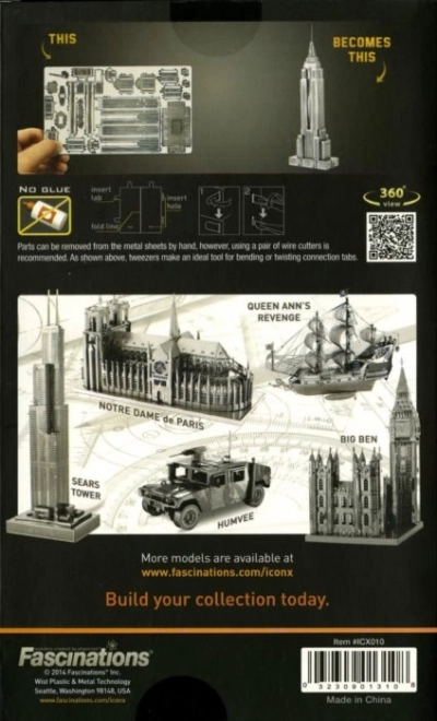 3D-Puzzle Empire State Building von Metal Earth