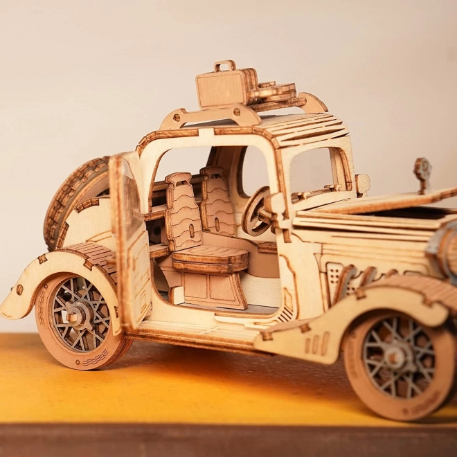 RoboTime Holz 3D-Puzzle Oldtimer Coupé