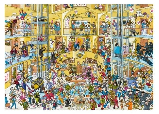 Heye Puzzle Leben im Hotel 1000 Teile