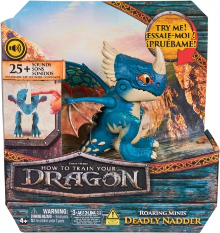 Drachenzähmen leicht gemacht – Mini-Drache mit Geräuschen und Bewegung: Tödlicher Nadder