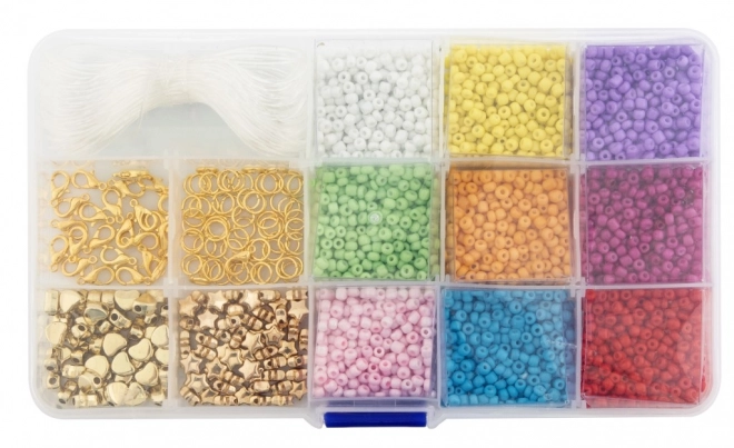 Perlenset zur Herstellung von Armbändern und Halsketten