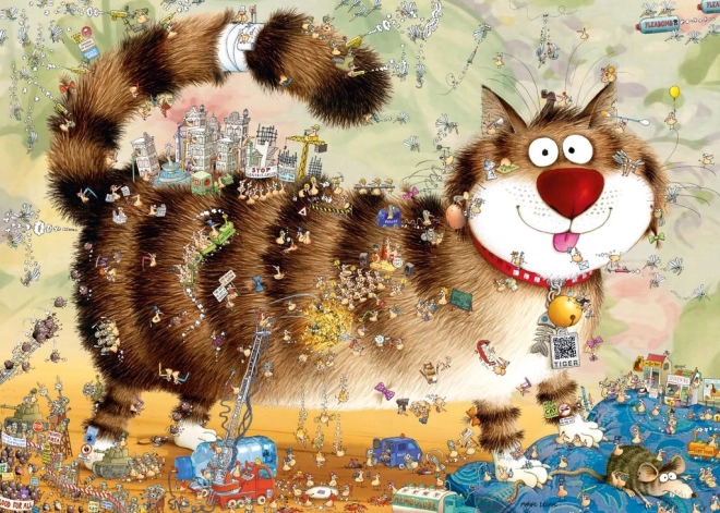 Puzzle Auf der Katze 1000 Teile HEYE