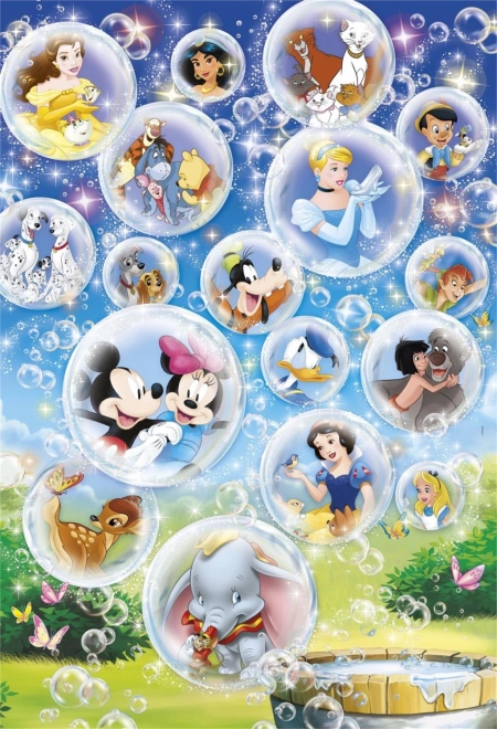 Maxi Puzzle 24 Teile - Disney Klassiker in Seifenblasen